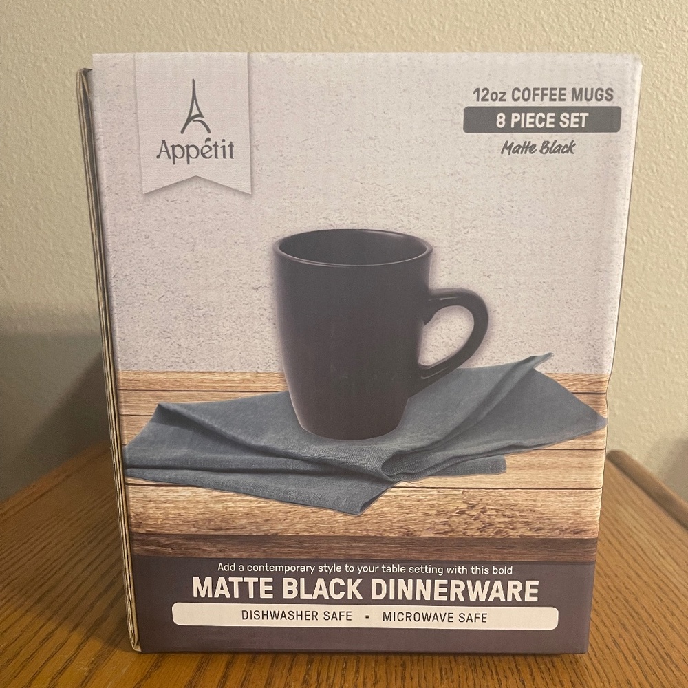 8pc Coffee Mug Set